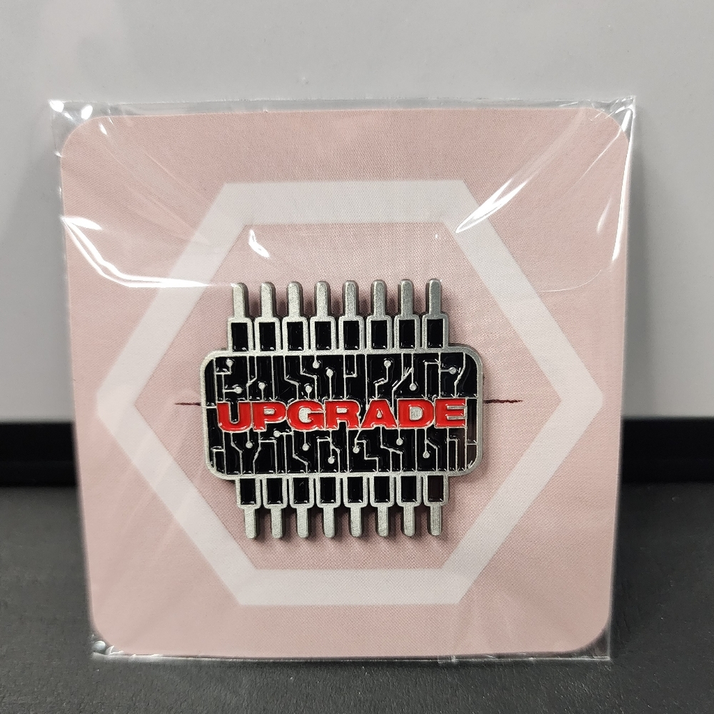 Blumhouse Upgrade Stem Enamel Pin Loot Crate Fright Exclusive Collectible New